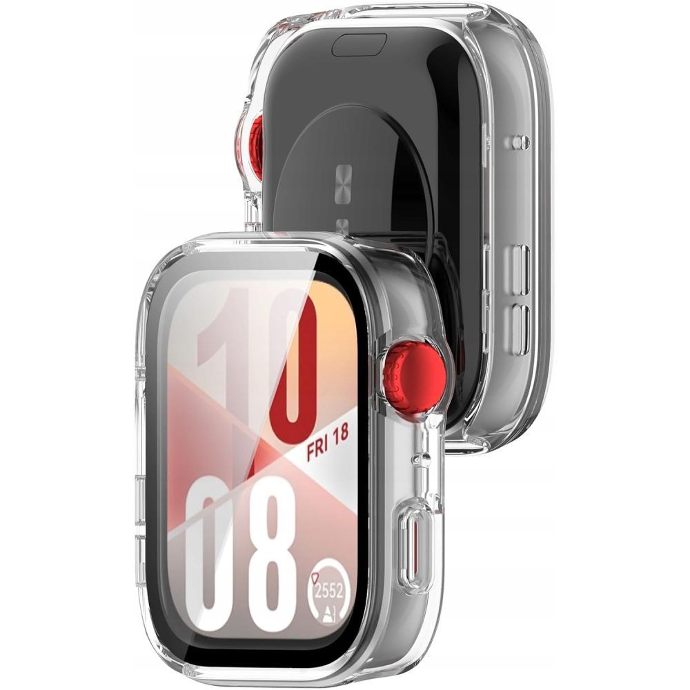 Etui + szkło Tech-Protect Defense do Huawei Watch Fit 4, przezroczyste